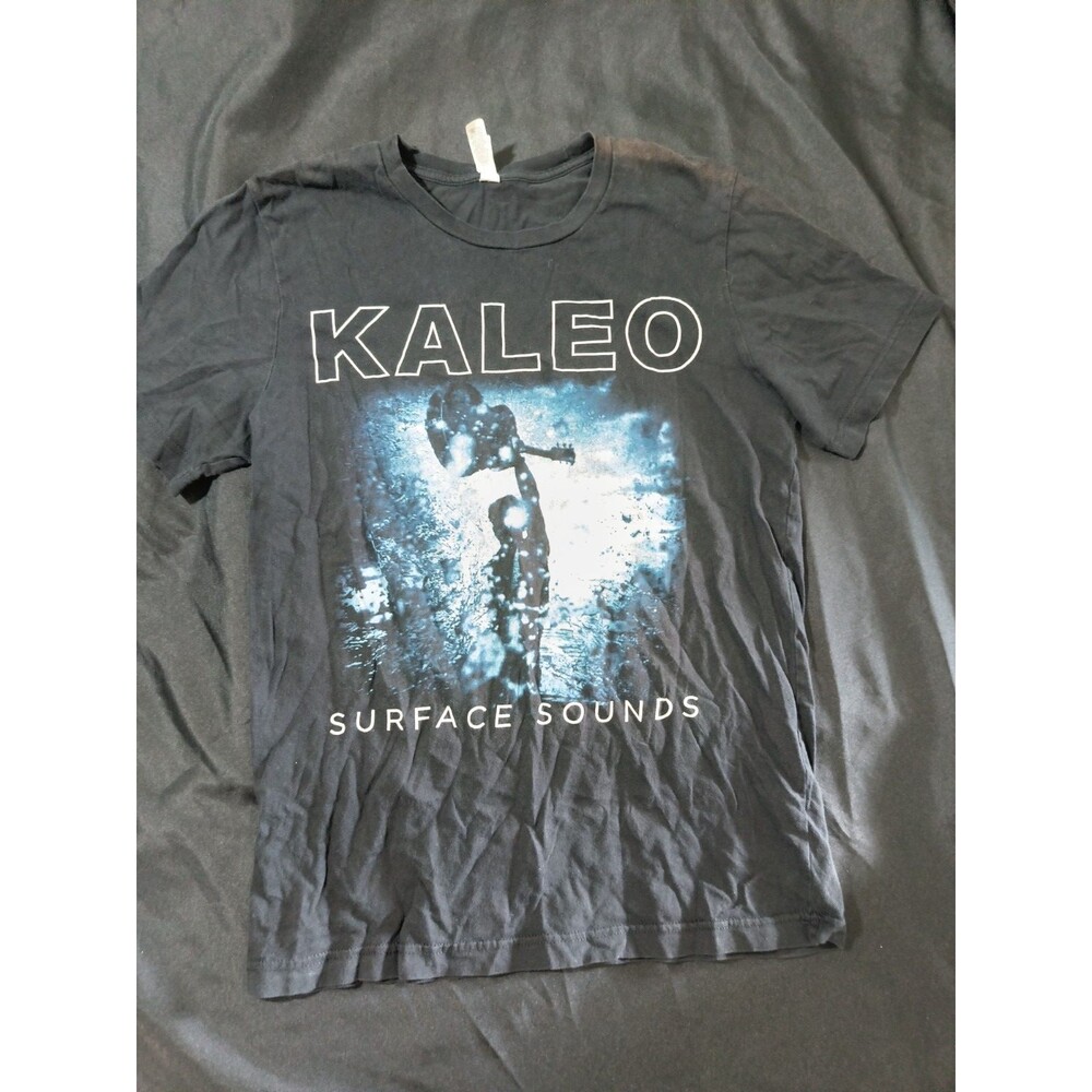 KALEO Band T Shirt Black Graphic A/B Iceland Rock Music Concert Tee Medium